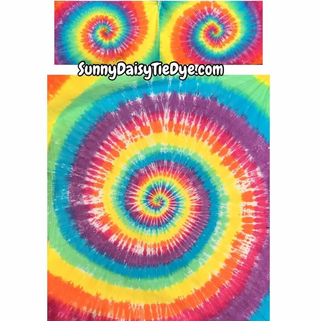 Tie Dyed Bed Linen - Sheets, Quilt Covers & Pillowcases